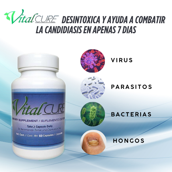 Pack Vital Cure 3x1 60 capsulas promoción de 3 Frascos