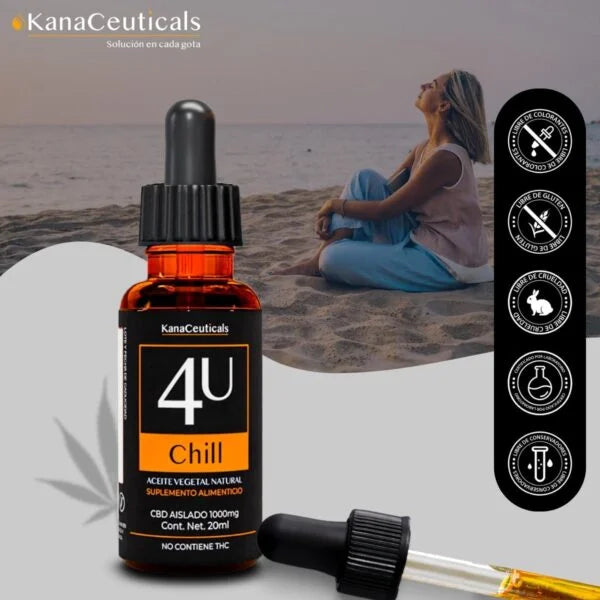 Chill | Estrés y Ansiedad | CBD Aislado 1000mg | 20ml