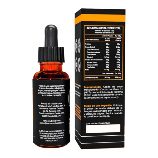 Chill | Estrés y Ansiedad | CBD Aislado 1000mg | 20ml